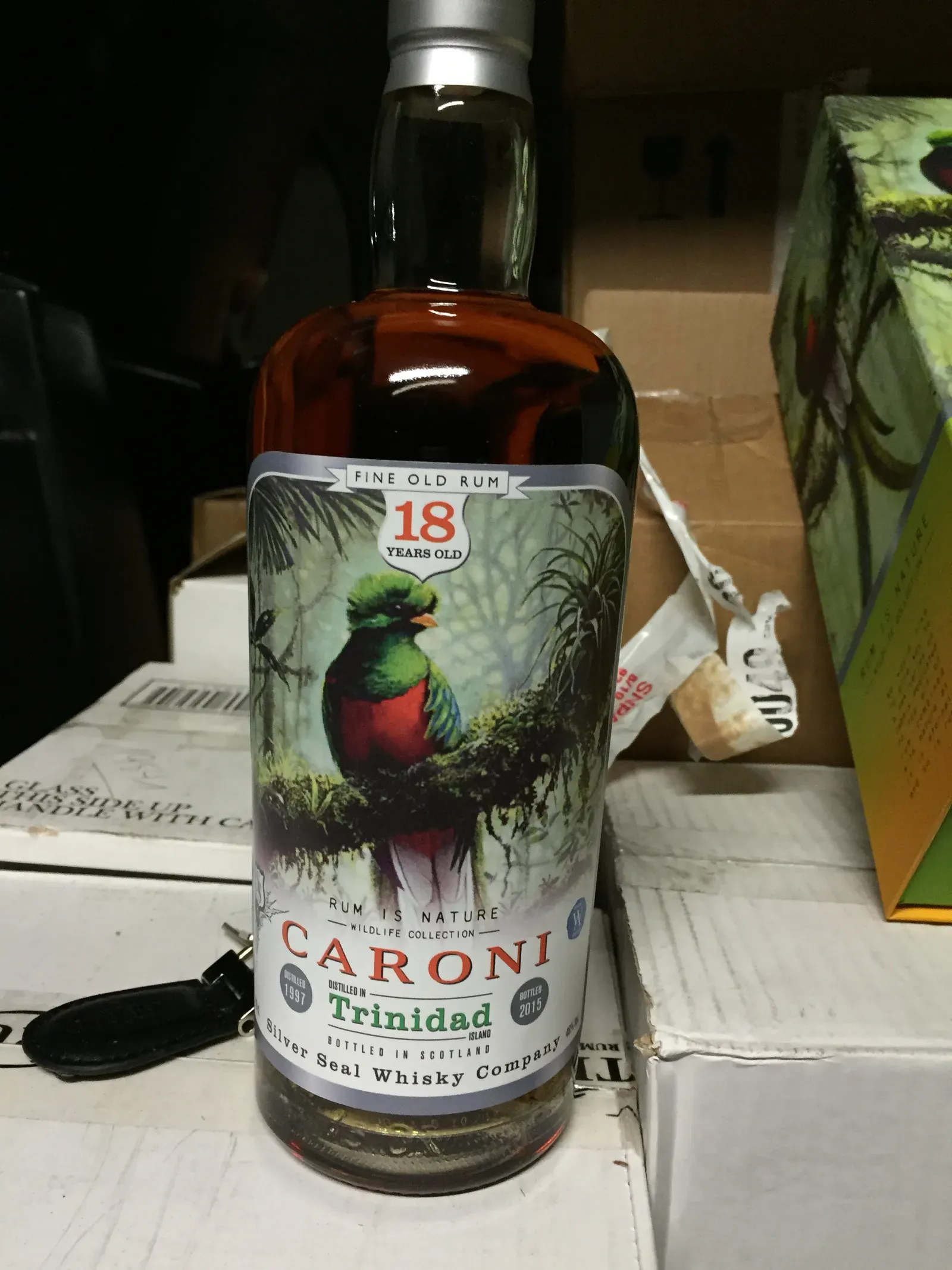 Bouteille de Caroni éditée par Silver Seal