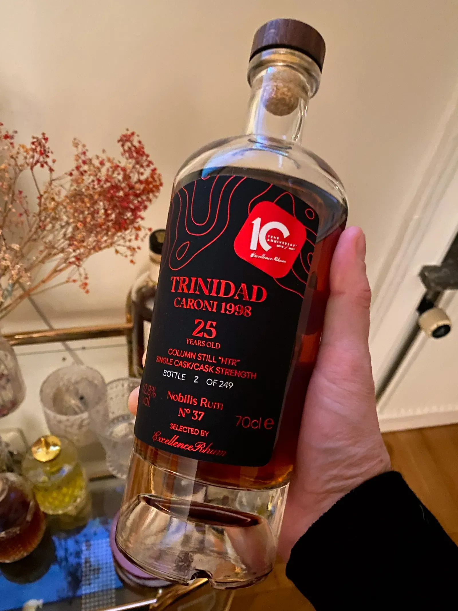 Bouteille de Caroni éditée par Nobilis